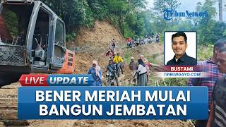 6 Bulan terbengkalai seusai Dilanda bencana, Jembatan Wih Kanis Bener Meriah Akhirnya Diperbaiki