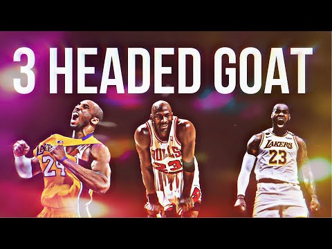 LeBron James X Kobe Bryant X Michael Jordan NBA Mix “3 Headed Goat”