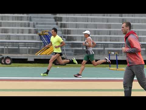 Szögi István 1000 m-es résztávos edzése 2