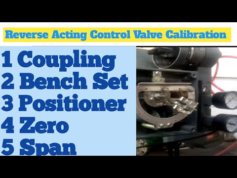 Reverse Acting Control Valve Calibration | fisher 3582i positioner installation Coupling Bench Set