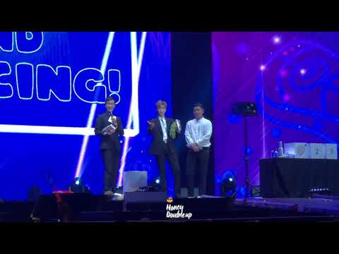 190816 강다니엘 KANG DANIEL COLOR ON ME FAN MEETING IN SINGAPORE - DANIEL TASTING DURIAN