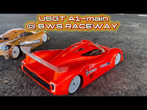 USGT A1-mains at BWS Raceway in Perris, California. RC Car racing. Held February 7, 2026