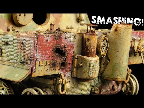 How To Paint Heavy Damage On Armor Models