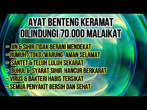 AYAT-AYAT KERAMAT AGAR DIKAWAL 70.000 MALAIKAT DAN TIDAK BISA DISENTUH OLEH JIN