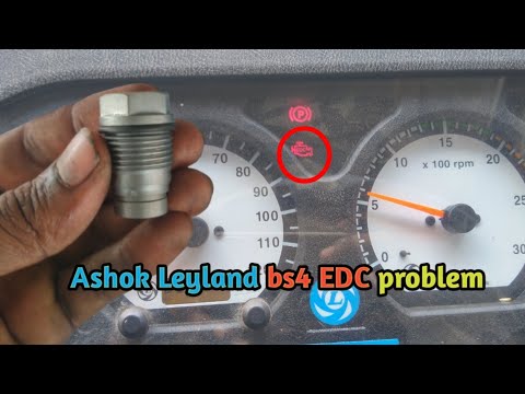 edc warning light on ashok leyland bs4/ashok leyland bus pickup problem/EDC problem