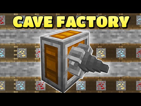 THE BEST AUTOMATIC ORE GENERATION! Cave Factory EP4 | Modded Minecraft 1.16