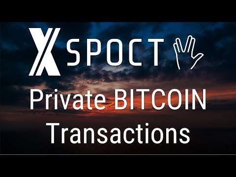 XSPOCT - Private Bitcoin transactions - a detailed introduction