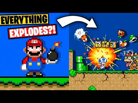 Mario, but EVERYTHING Explodes!