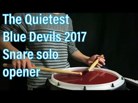 The quietest Blue Devils 2017 snare break