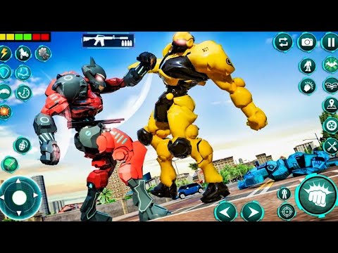 Bat Robot Moto Bike Robot Game - Android Gameplay