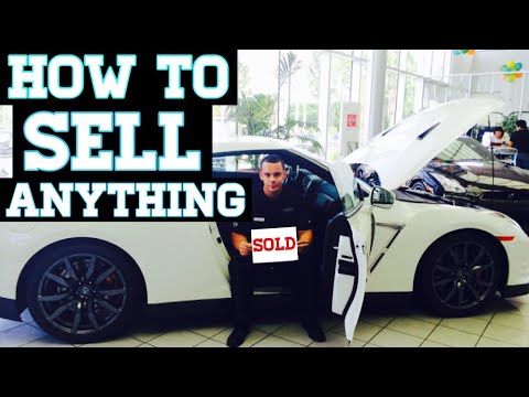 How To Sell Anything To Anyone Anytime