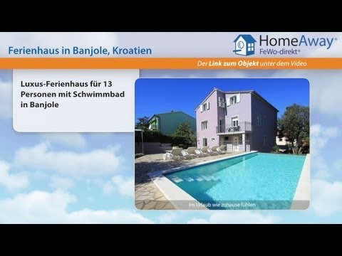 Istrien: Luxus-Ferienhaus für 13 Personen mit Schwimmbad in Banjole - FeWo-direkt.de Video