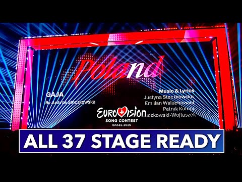 All Stage Ready of All 37 Performances | Eurovision 2025