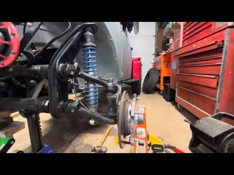 DIY VW bug / beetle ball joint camber adjustment on Mud Cricket #vw #baja #balljoint #vwbug #diy