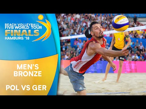 Men's Bronze Medal: POL vs. GER | Beach Volleyball World Tour Finals Hamburg 2018
