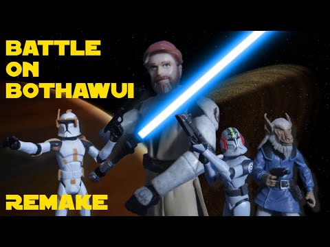 Star Wars: Battle on Bothawui | Remake (Stop-Motion)