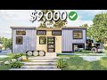 (3x10 Meters) Modern Tiny House Design | 2 Bedrooms Small Cabin House Tour