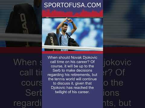 Former Grand Slam Finalist Gives His Take on When Novak Djokovic Should Retire #shorts
