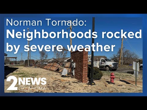 Norman takes on tornado damage