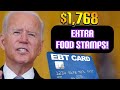 $1,768 INCREASE! PANDEMIC EBT + 4TH STIMULUS CHECK (SNAP Update For Seniors)