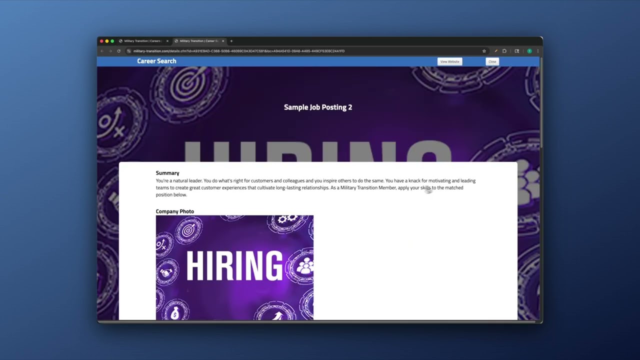 Job Matching Deep Dive
