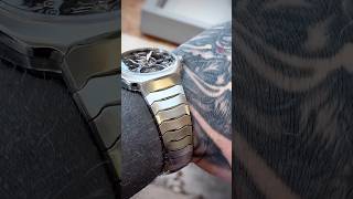 One of the PRETTIEST SKELETON watches on the market now! #watch #smoothbezel