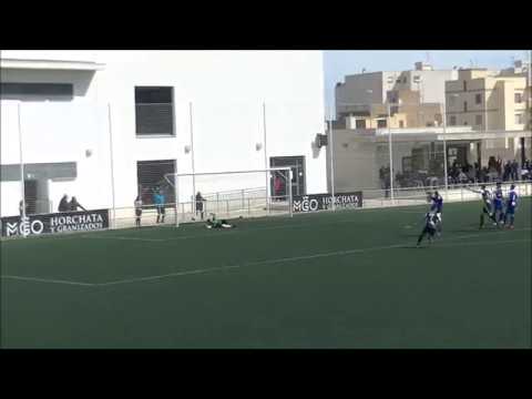 Gol C.D.ALMAZORA 1-0 C.F.RECAMBIOS COLÓN
