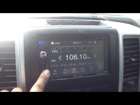 2010 Dodge Ram. Planet audio gps navigation. PNV9674. Bluetooth. Double din.