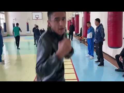 Wonderful Footwork of Uzbek Boxers -  Замечательная работа ног Узбекских боксёров