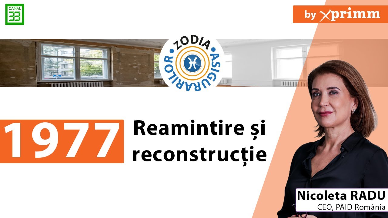 Watch Explica Rolul Politei De Asigurare Obligatorie Now Zodia Asigurarilor - Nicoleta RADU, PAID, 1977 - Reamintire si Reconstructie