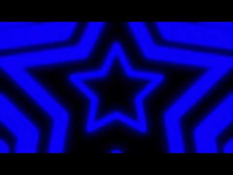 Black and Blue Y2k Neon LED Lights Star Background || 1 Hour Looped HD