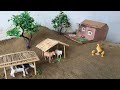 How To Build Beautiful House Cow Shed Goat Shed Animals House Village House