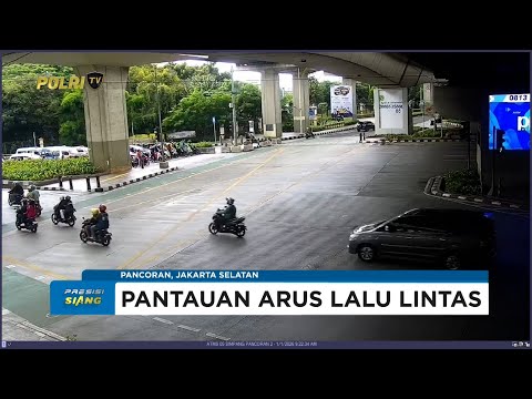 NTMC POLRI - PANTAUAN ARUS LALU LINTAS SIANG (01/01/2026)