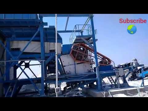 Puzzolana jaw crusher working 250tph