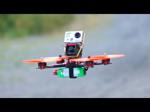 DIY Racing Drone Flight Test - Crashed!