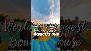 World biggest bounce house! Would you do it!