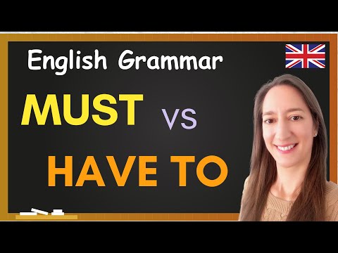 English grammar - MUST and HAVE TO