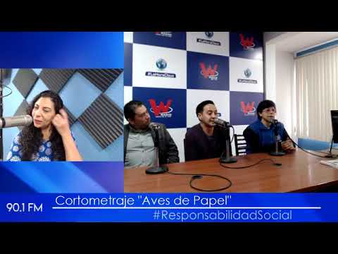 Entrevista en la radio: el cortometraje Aves de Papel