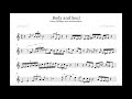 Body and Soul - Dizzy Gillespie solo transcription