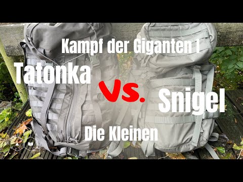 Tatonka vs. Snigel - The Bundeswehr deployment systems in comparison