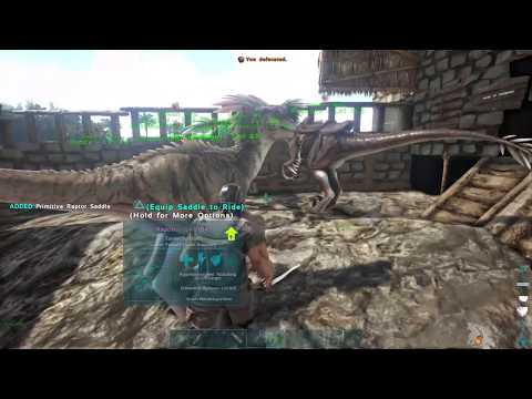ARK: Rapter Taming Singleplayer