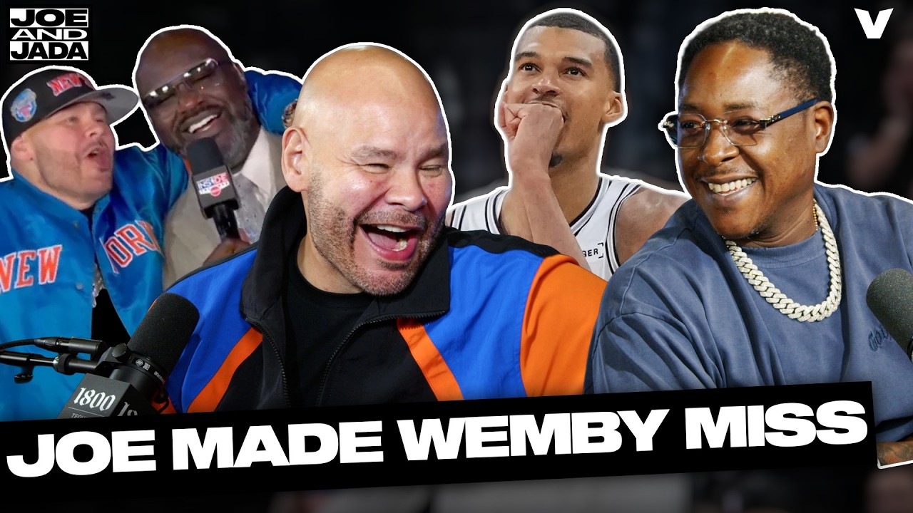 How Fat Joe made Wemby miss a free throw in Knicks-Spurs NBA Finals + face-off w/ Shaq | Joe & Jada