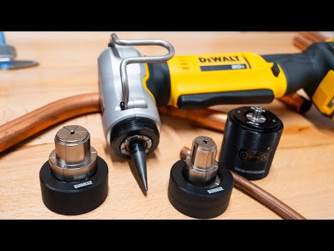 KWIK & EZ! DeWalt DCE450 20V Copper Swage Tool Review