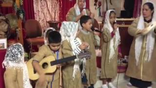Rosa perez - Primer Retiro Congregacional  2017 - Los niños Shalom !!🎤🎤