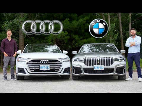 2020 BMW 7-Series vs Audi A8 // LIMO WARS