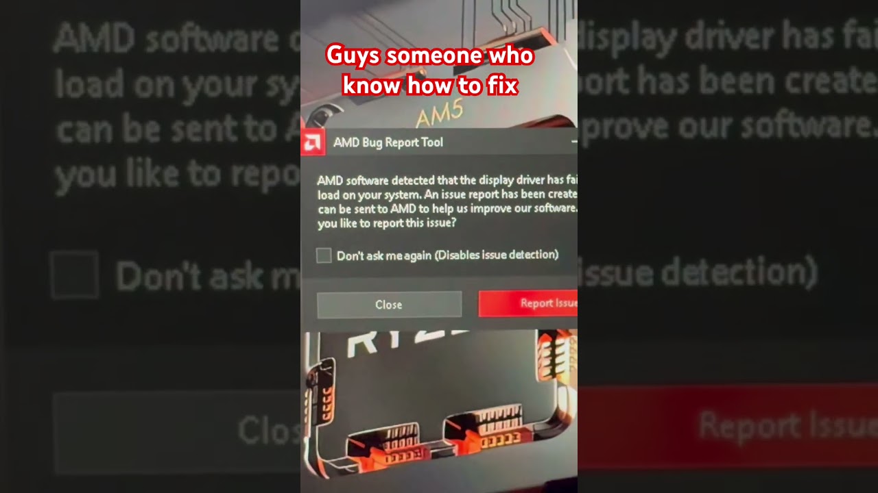 AMD’s Bug Report Tool is *NOT* Working
