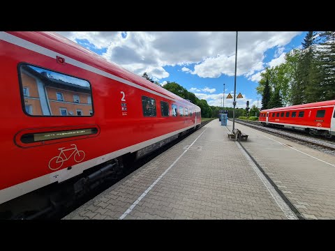 Unterwegs in einem VT 612 von Schwandorf nach Maxhütte-Haidhof im RE 40