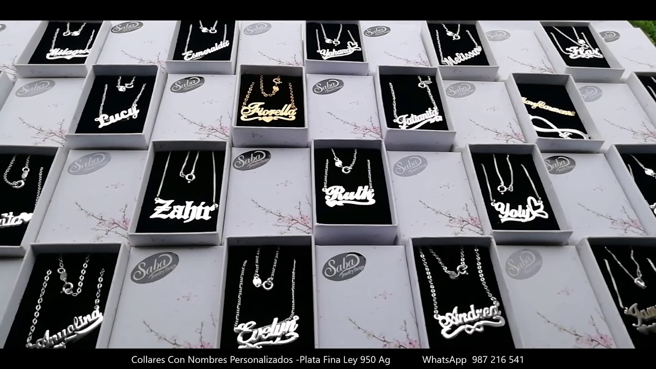 Watch Mi Collar Con Nombre Personalizado Now Mi Collar Con Nombre Personalizado