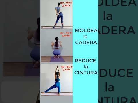 los 3 ejercicios Más Faciles para MOLDEAR  laS CADERAS y REDUCIR la Cintura