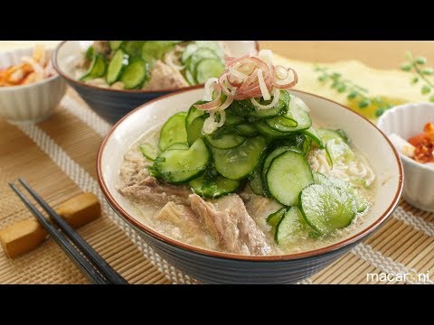 清涼感ありすぎ！たっぷりきゅうりと さば缶の 冷汁風 そうめん のレシピ 作り方